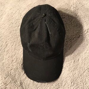 Black baseball cap hat